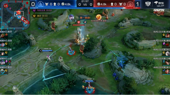 GEN战队与T1的激烈对决引发LPL新局面